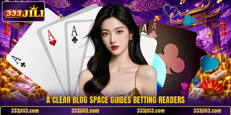 A clear blog space guides betting readers A clear blog space guides betting readers