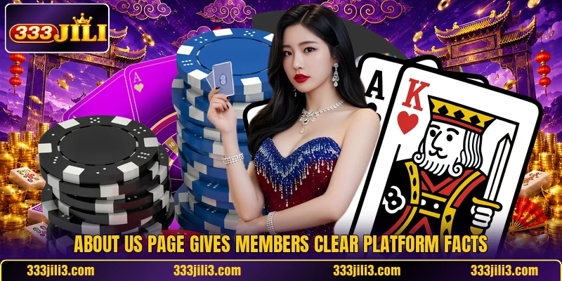 About us page gives members clear platform facts About us page gives members clear platform facts