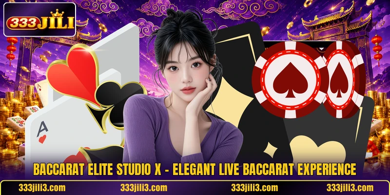Baccarat Elite Studio X – Elegant Live Baccarat Experience