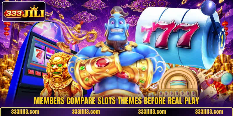 Members compare slots themes before real play