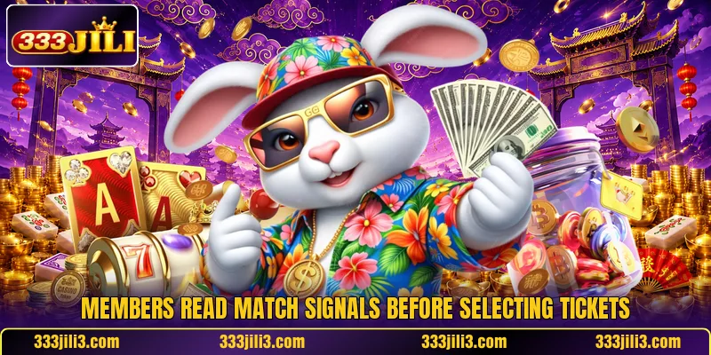 Members read match signals before selecting tickets
